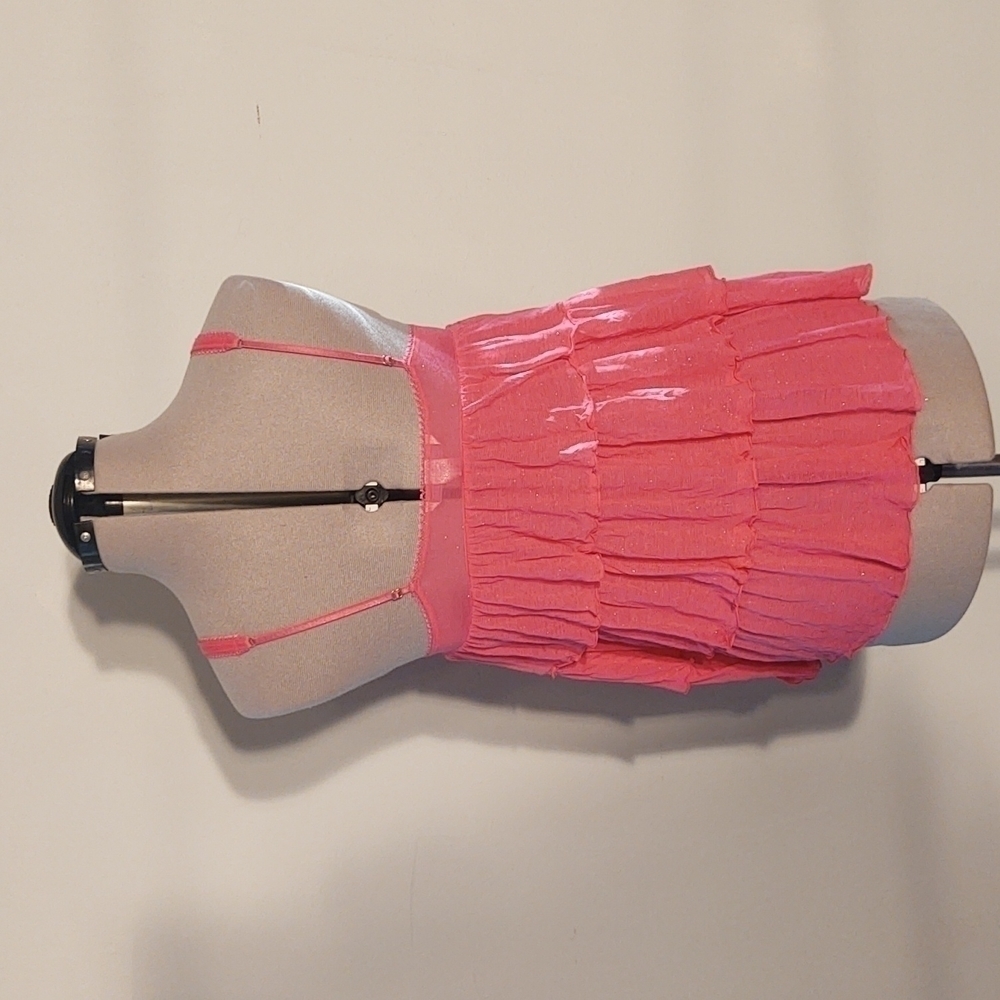Victoria's Secret Hot Pink Babydoll Tiered Camisole Sz S - Picture 3 of 5